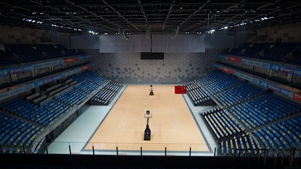 indoor basketball lighting
